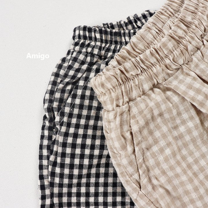 Amigo - Korean Children Fashion - #designkidswear - Gobang Check Pants - 6