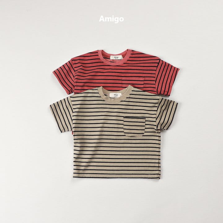 Amigo - Korean Children Fashion - #kidsshorts - Pig ST Tee - 2