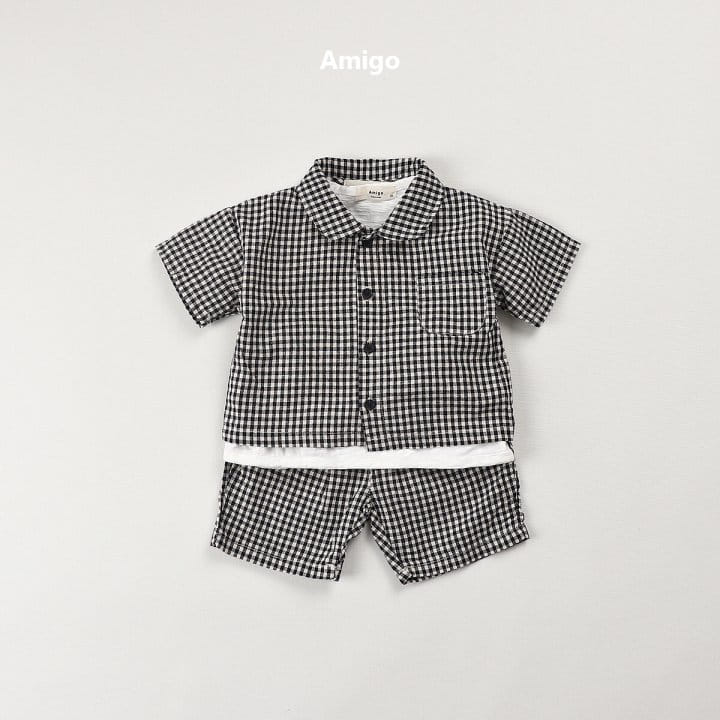 Amigo - Korean Children Fashion - #kidsstore - Gobang Check Shirt - 9