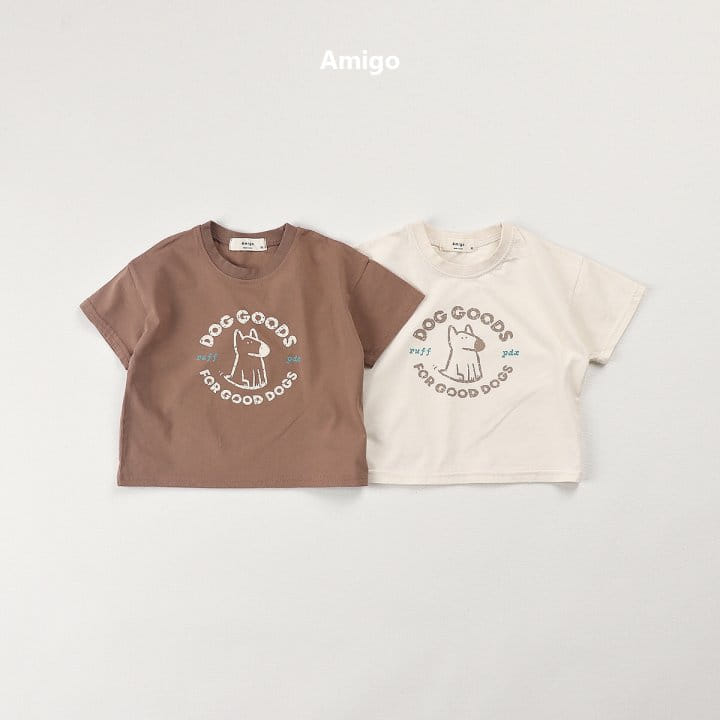 Amigo - Korean Children Fashion - #kidsstore - Dog Tee