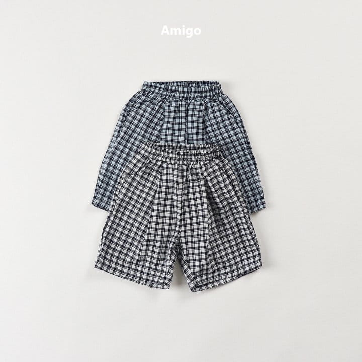Amigo - Korean Children Fashion - #kidzfashiontrend - Double Check Pants - 2