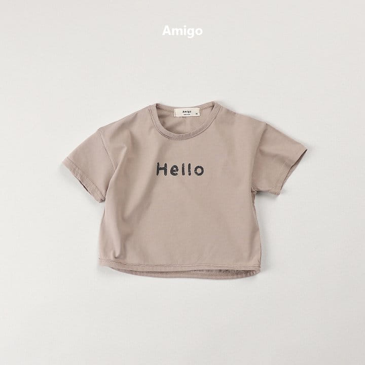 Amigo - Korean Children Fashion - #magicofchildhood - Hello Tee - 5