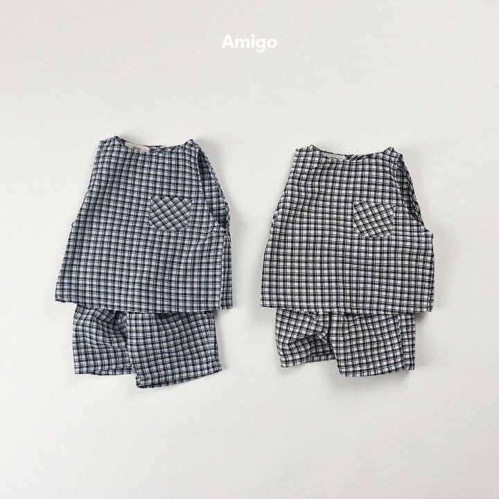 Amigo - Korean Children Fashion - #minifashionista - Double Check Pants - 6