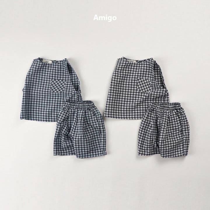 Amigo - Korean Children Fashion - #prettylittlegirls - Double Check Pants - 7