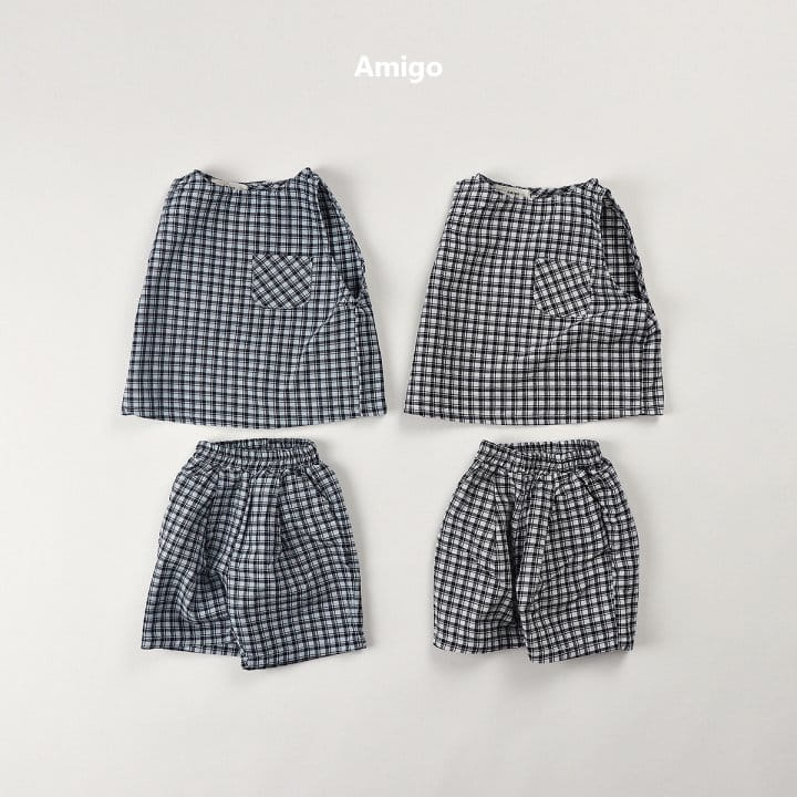 Amigo - Korean Children Fashion - #todddlerfashion - Double Check Pants - 8