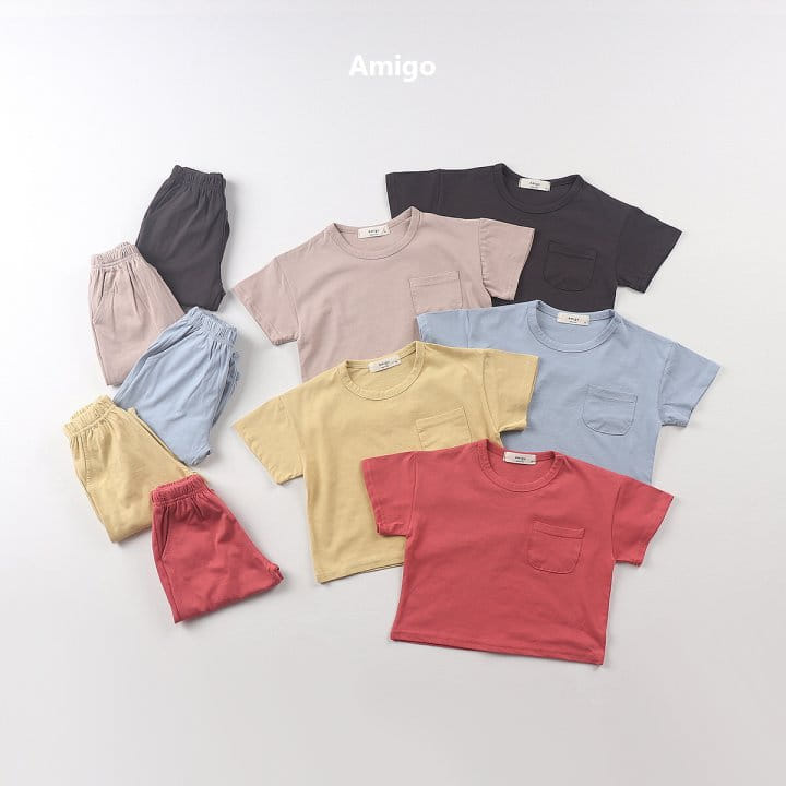 Amigo - Korean Children Fashion - #prettylittlegirls - Melbern  Top bottom Set - 4