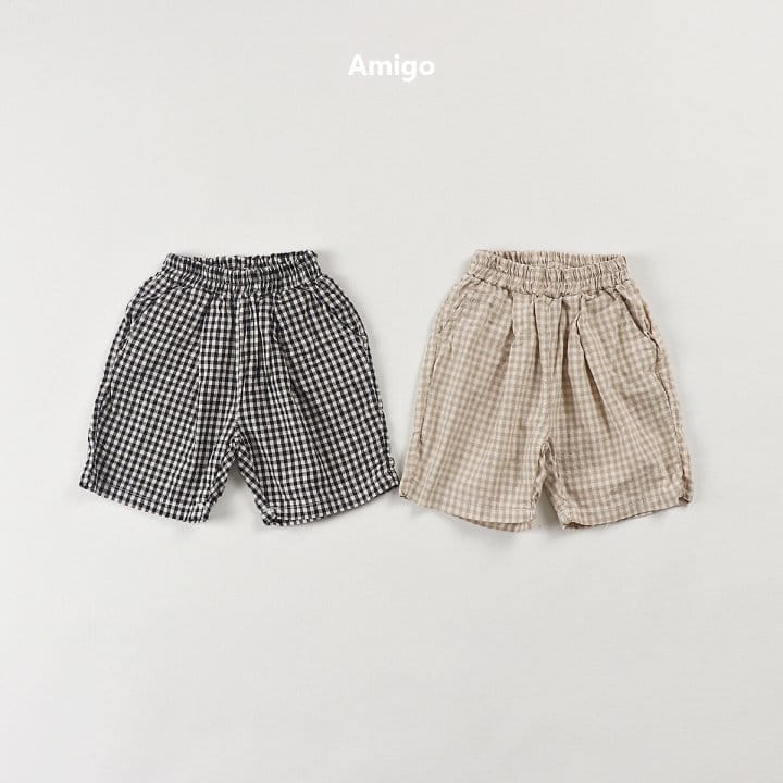 Amigo - Korean Children Fashion - #todddlerfashion - Gobang Check Pants