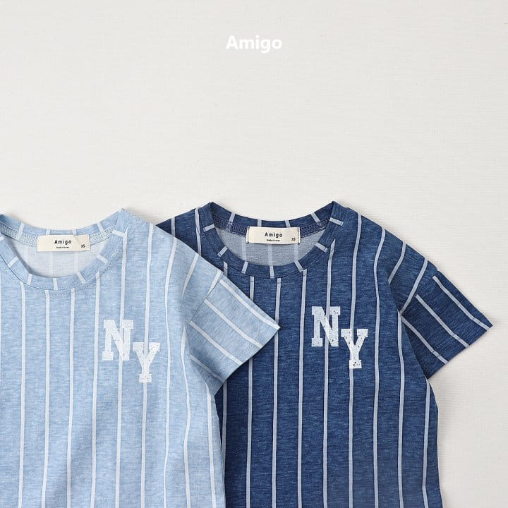 Amigo - Korean Children Fashion - #toddlerclothing - New York ST Tee - 6