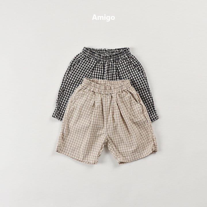 Amigo - Korean Children Fashion - #toddlerclothing - Gobang Check Pants - 2
