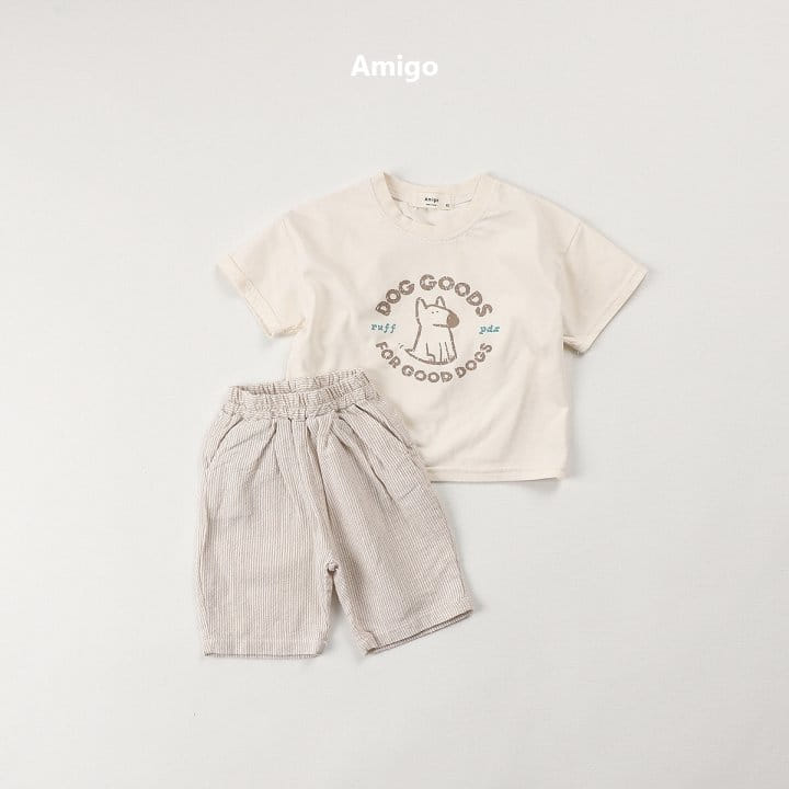 Amigo - Korean Children Fashion - #toddlerclothing - Dog Tee - 9