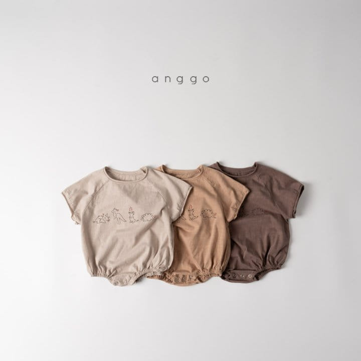 Anggo - Korean Baby Fashion - #babyboutiqueclothing - Dino Romper - 11