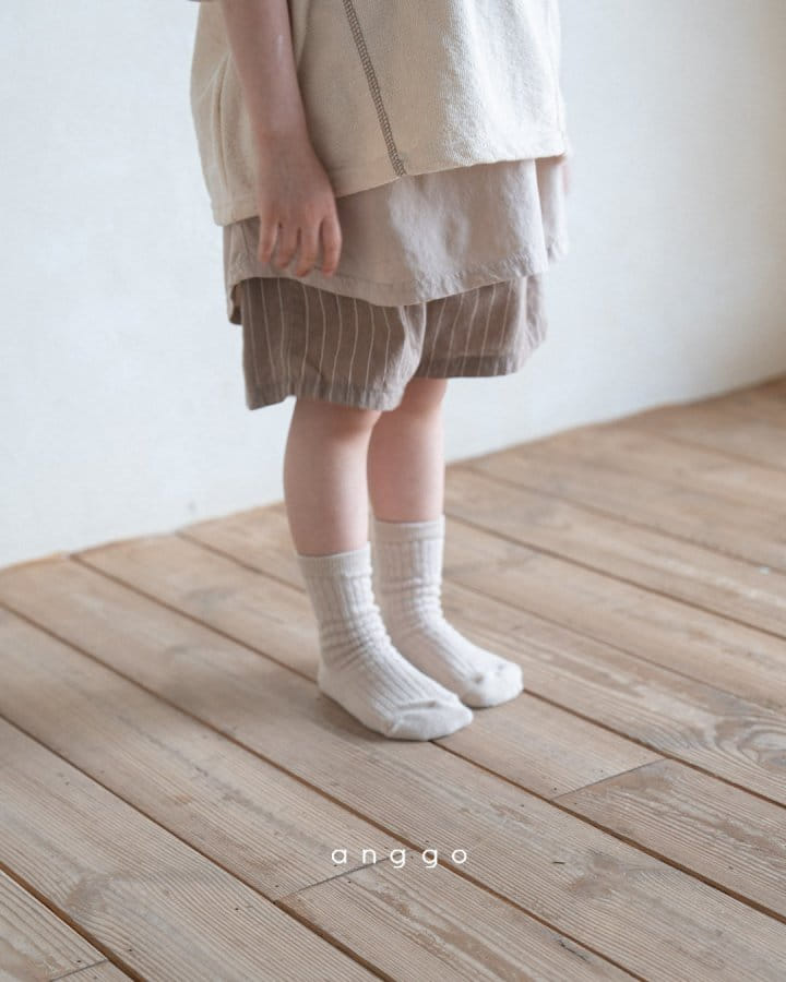 Anggo - Korean Children Fashion - #Kfashion4kids - Pie Button Pants