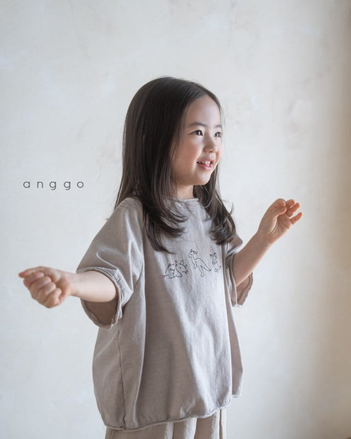 Anggo - Korean Children Fashion - #kidzfashiontrend - Dino Tee - 4