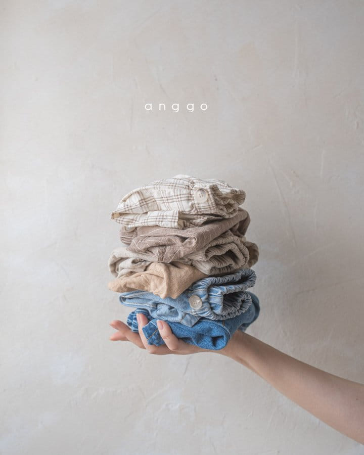 Anggo - Korean Children Fashion - #childofig - Pie Button Pants - 7