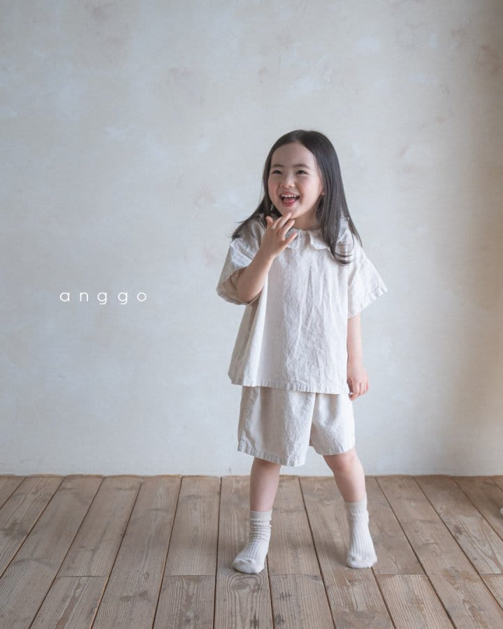 Anggo - Korean Children Fashion - #discoveringself - Cinnamon Top Bottom Set - 6