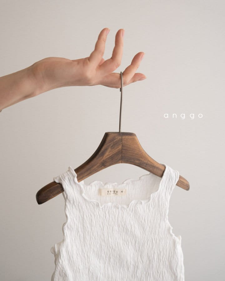 Anggo - Korean Children Fashion - #kidsshorts - Marshmallow Sleeveless Tee - 11