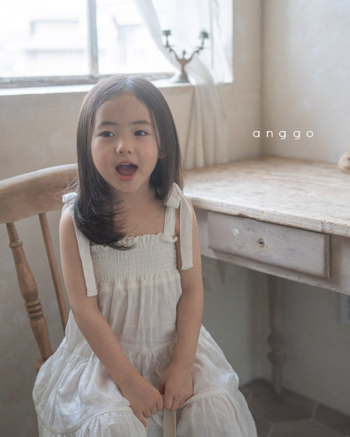 Anggo - Korean Children Fashion - #kidsstore - Latte One-Piece - 11
