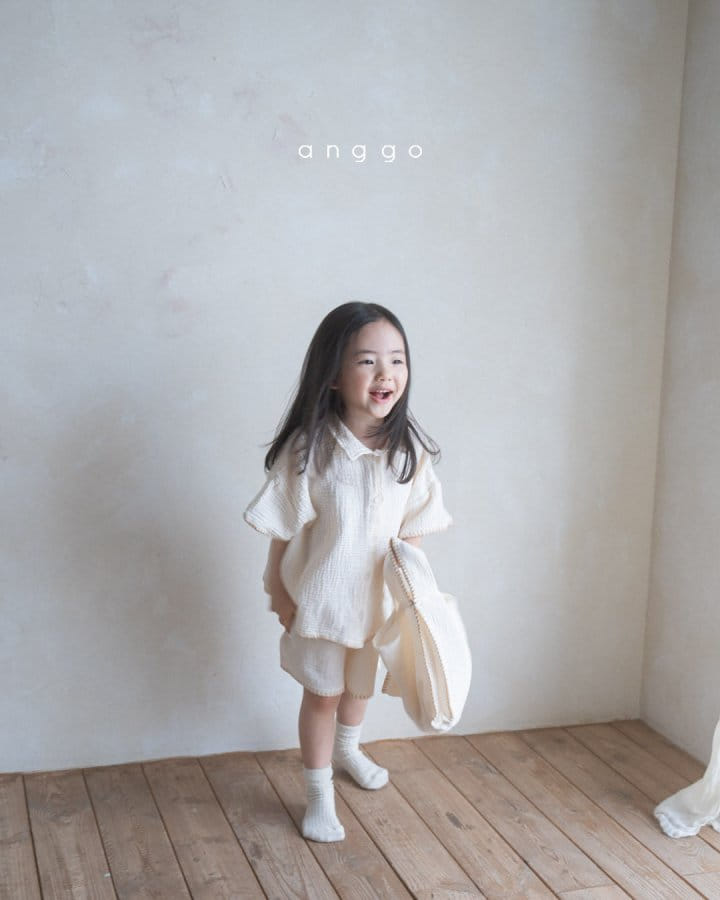 Anggo - Korean Children Fashion - #kidzfashiontrend - Muffin Top Bottom Set - 11
