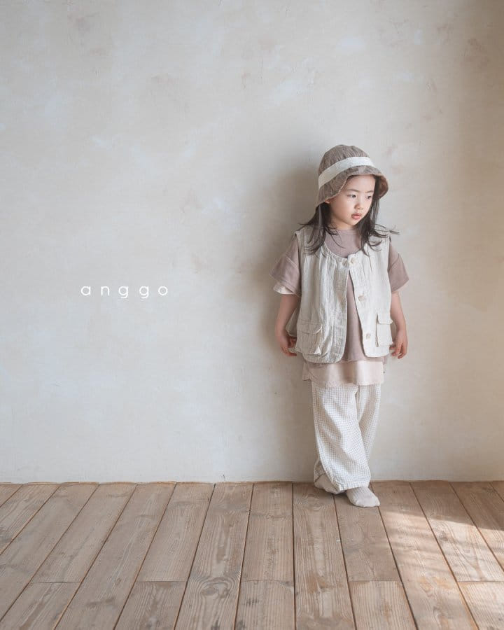 Anggo - Korean Children Fashion - #littlefashionista - Almond Vest - 2