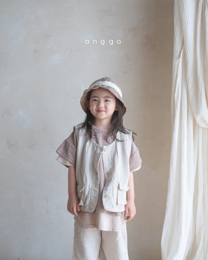 Anggo - Korean Children Fashion - #magicofchildhood - Almond Vest - 3
