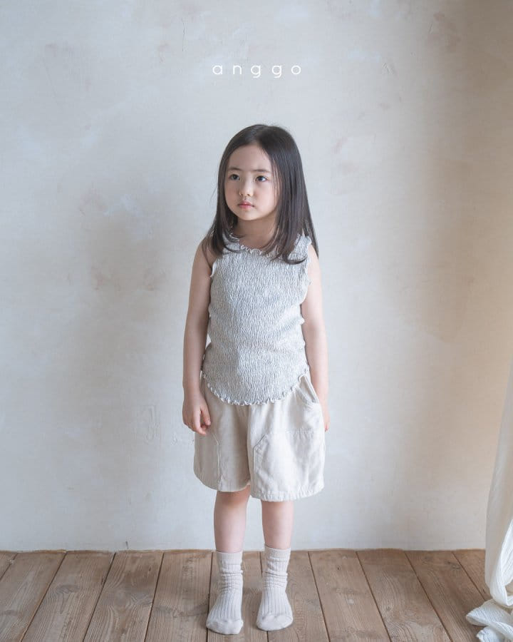 Anggo - Korean Children Fashion - #minifashionista - Marshmallow Sleeveless Tee