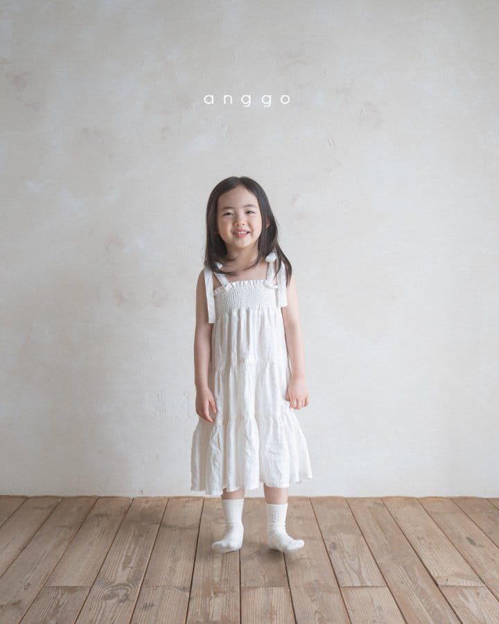 Anggo - Korean Children Fashion - #prettylittlegirls - Latte One-Piece