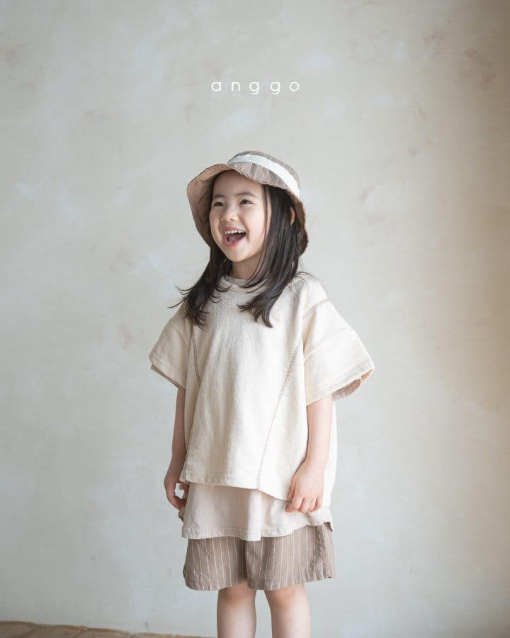 Anggo - Korean Children Fashion - #prettylittlegirls - Custard Tee - 5