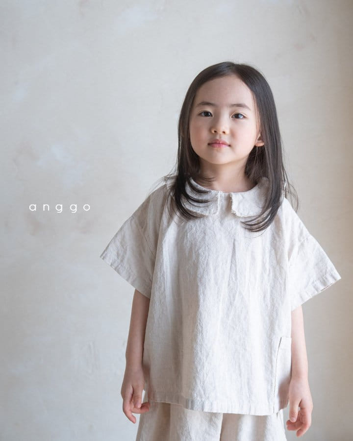 Anggo - Korean Children Fashion - #stylishchildhood - Cinnamon Top Bottom Set - 2