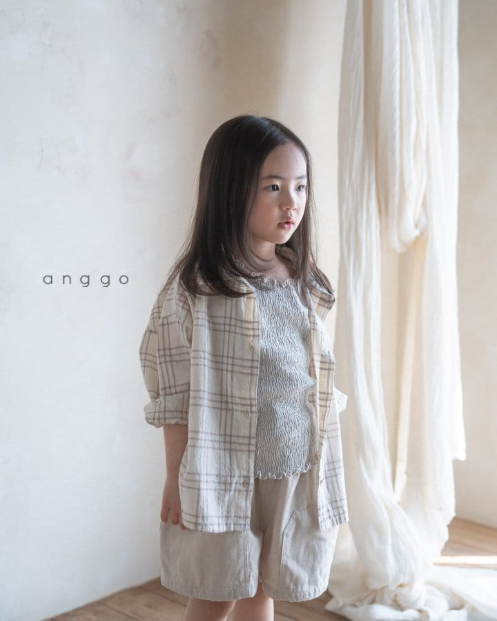 Anggo - Korean Children Fashion - #todddlerfashion - Marshmallow Sleeveless Tee - 3