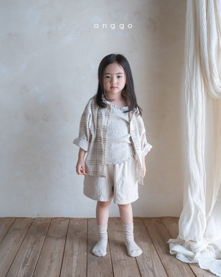 Anggo - Korean Children Fashion - #todddlerfashion - Marshmallow Sleeveless Tee - 4