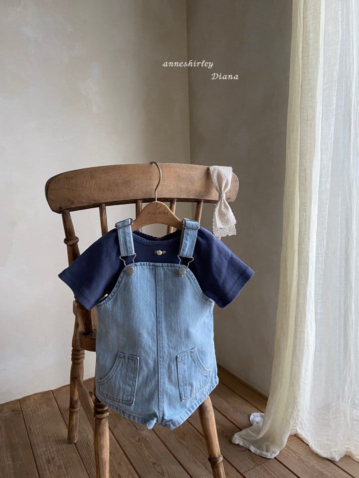 Anne Shirley - Korean Baby Fashion - #babyboutiqueclothing - Poch Denim Overalls - 5