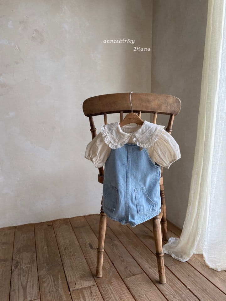 Anne Shirley - Korean Baby Fashion - #babyfever - Poch Denim Overalls - 8