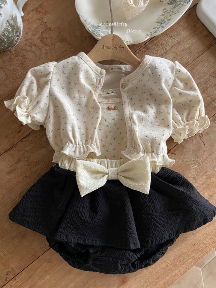 Anne Shirley - Korean Baby Fashion - #onlinebabyboutique - Coco Ribbon Skirt Bloomers