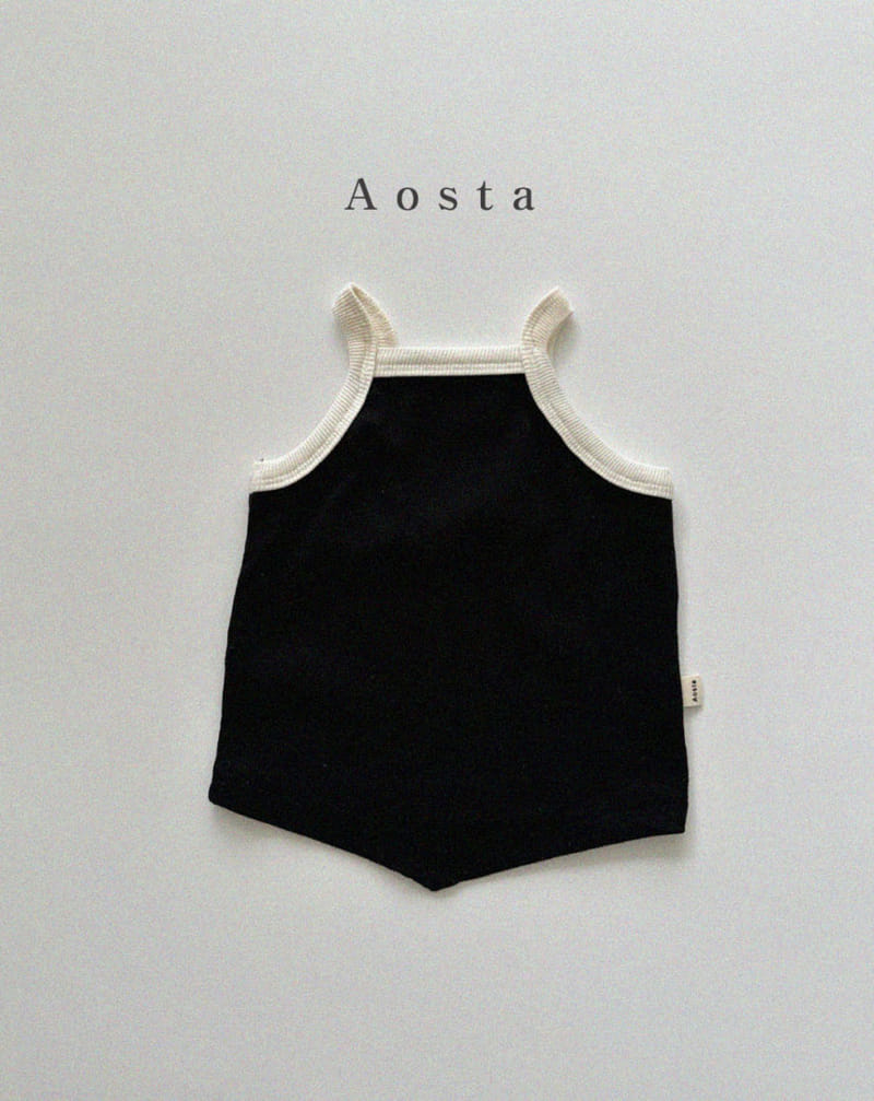 Aosta - Korean Children Fashion - #childofig - Rib String Sleeveless Tee - 4