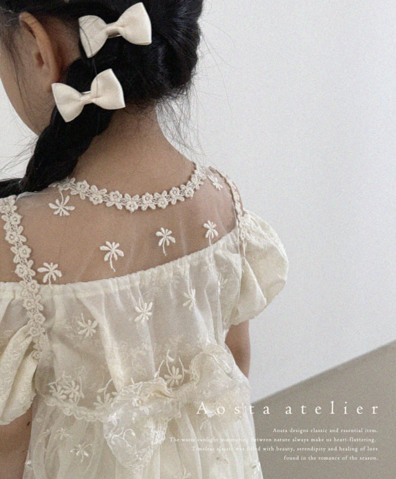Aosta - Korean Children Fashion - #childrensboutique - Lace One-Piece - 10