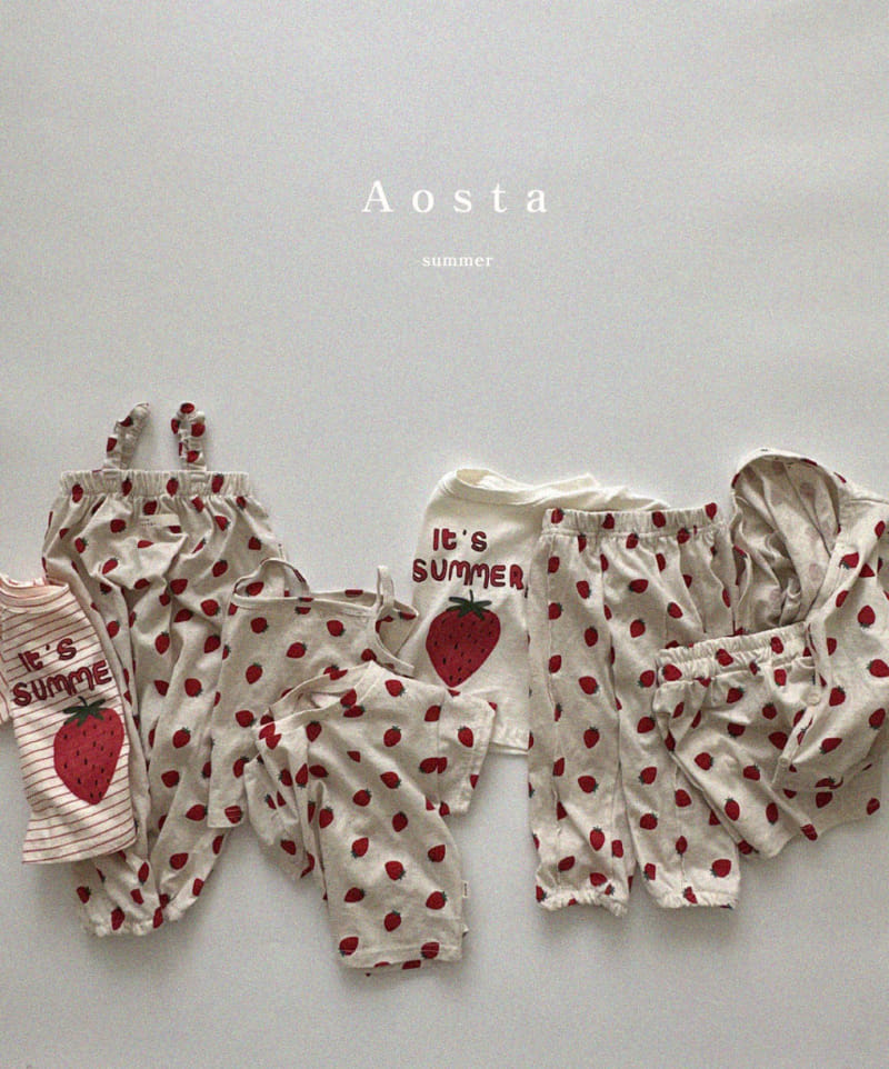 Aosta - Korean Children Fashion - #designkidswear - Strawberry Tee - 5