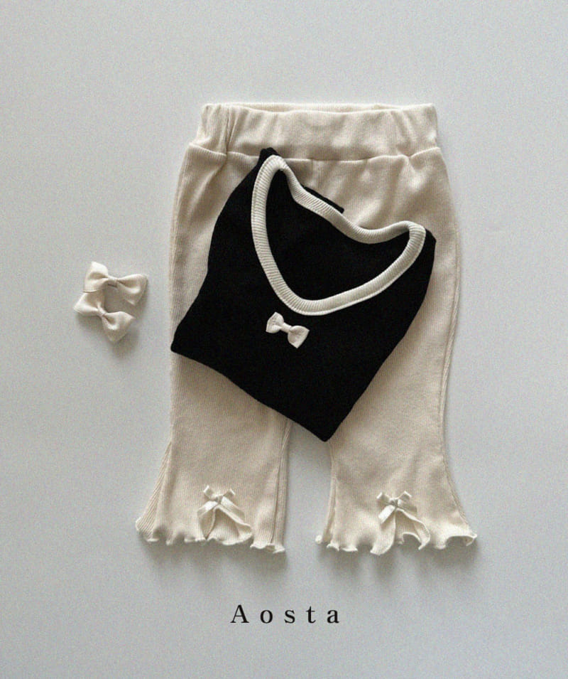 Aosta - Korean Children Fashion - #discoveringself - Rib Short Sleeve Tee - 7