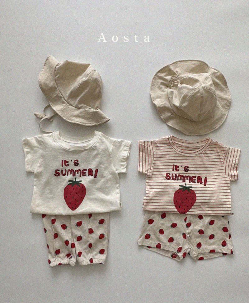 Aosta - Korean Children Fashion - #discoveringself - Strawberry Tee - 6