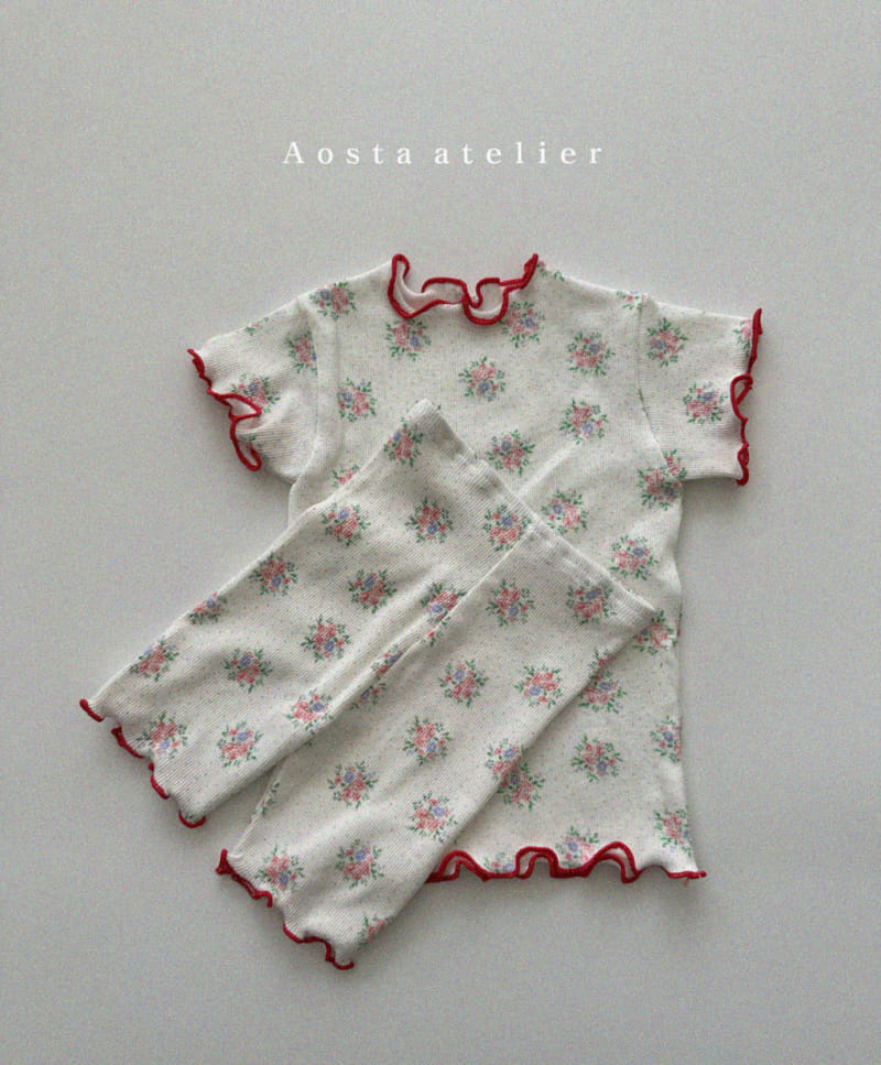 Aosta - Korean Children Fashion - #fashionkids - Summer Flower Easy Wear - 2