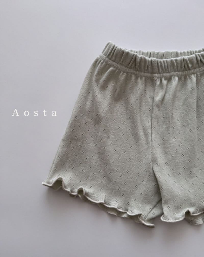 Aosta - Korean Children Fashion - #fashionkids - Eyelet Pants - 6