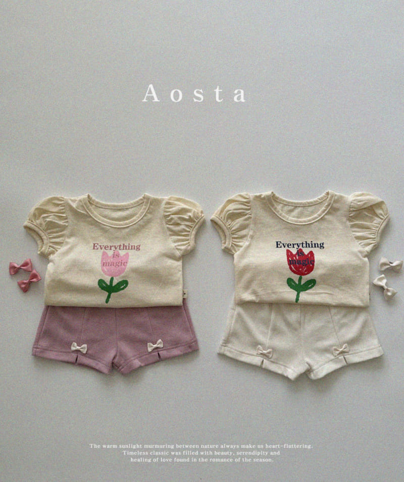 Aosta - Korean Children Fashion - #kidsshorts - Tulip Tee - 7