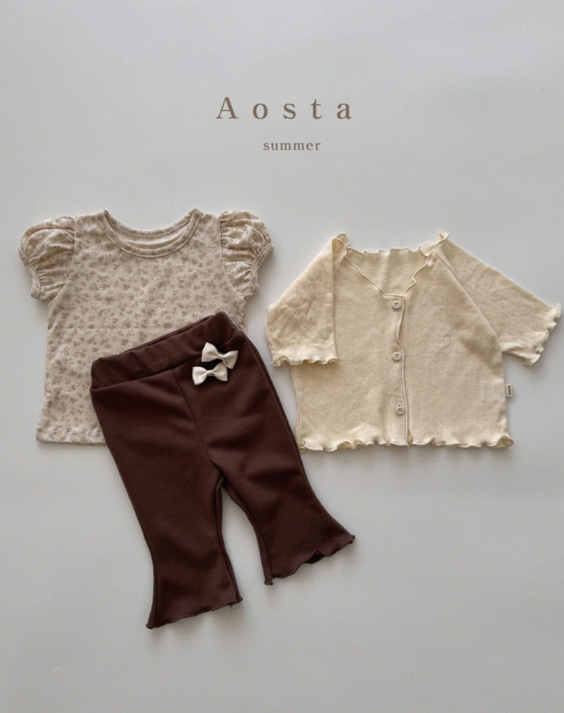 Aosta - Korean Children Fashion - #magicofchildhood - Puff L Tee - 5