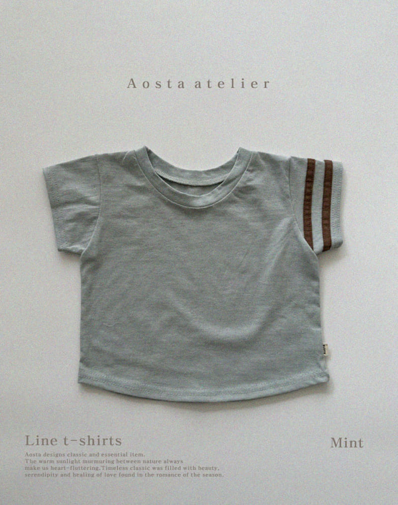 Aosta - Korean Children Fashion - #minifashionista - Line Tee - 7