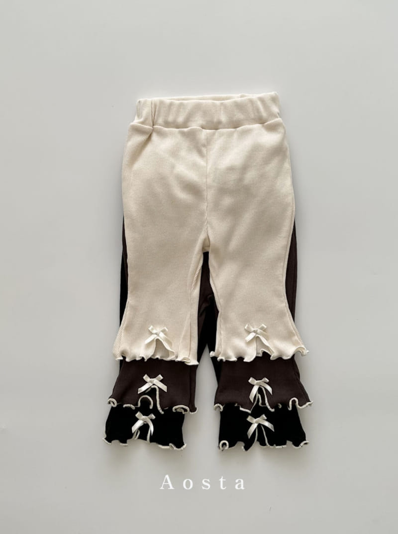 Aosta - Korean Children Fashion - #magicofchildhood - Ribbon Pants - 4