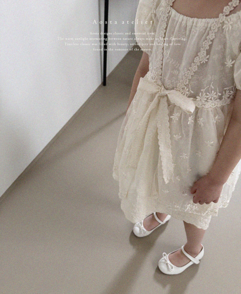 Aosta - Korean Children Fashion - #minifashionista - Lace One-Piece - 6