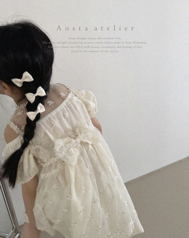 Aosta - Korean Children Fashion - #prettylittlegirls - Lace One-Piece - 7