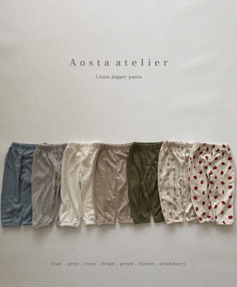 Aosta - Korean Children Fashion - #todddlerfashion - L Jogger Pants - 2