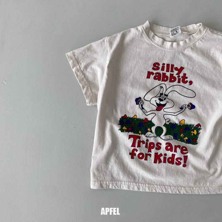 Apfel - Korean Children Fashion - #todddlerfashion - Rabbit Tee - 2