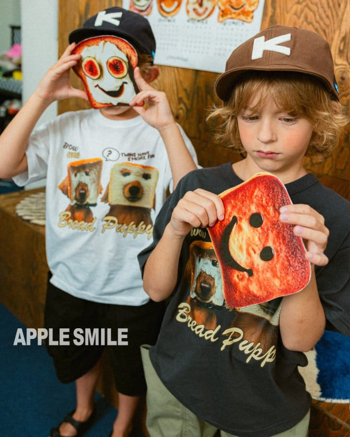 Apple Smile - Korean Children Fashion - #discoveringself - Bread Tee - 3