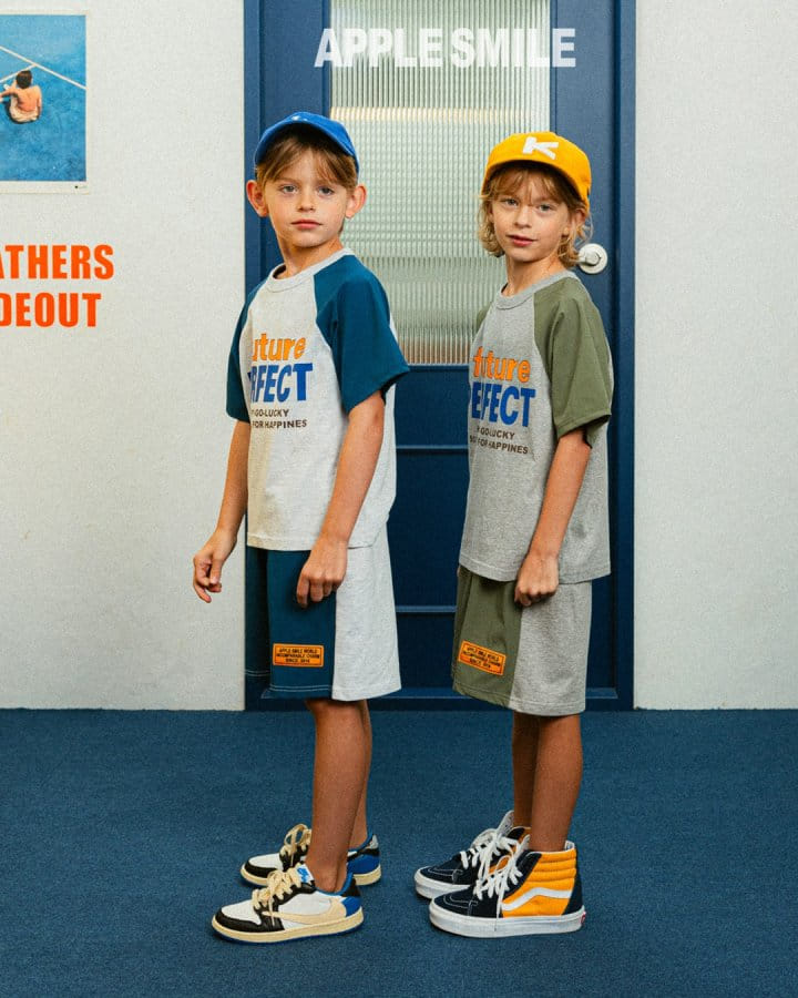Apple Smile - Korean Children Fashion - #kidsshorts - Perfect Tee - 7